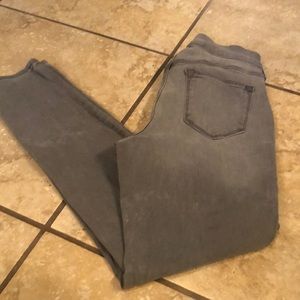 Gray Rockstar Skinny Jeans